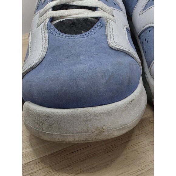 Womens 8 - Nike Air Jordan 6 Retro 384665-410 UNC White VG Condition 6.5Y GS - Picture 6 of 8